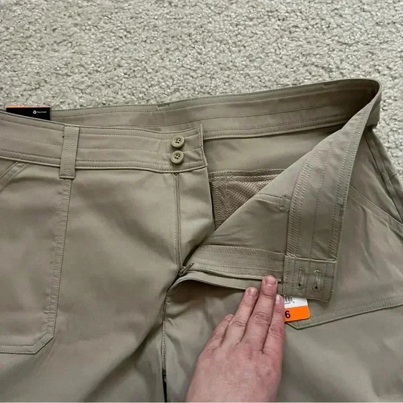 Eddie Bauer NWT Rolled Hem Bermuda Short Brown 1751714 Women Size 16 Outdoor - Picture 11 of 14